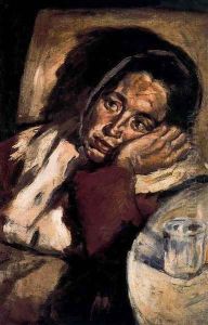 Retrato de Caterina Massaguer, esposa del artista by Francisco Arasa