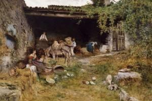 La Vendemmia by Aurelio Tiratelli