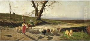 Campagna Romana by Aurelio Tiratelli