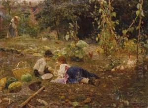 Idillio Campestre by Cesare Tiratelli