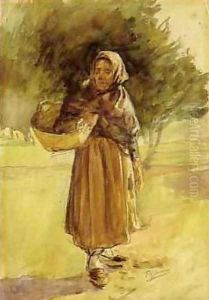 Retrato de mujer by Francisco Arasa