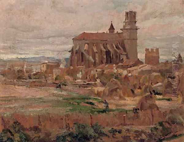 Paisaje con iglesia - view 1