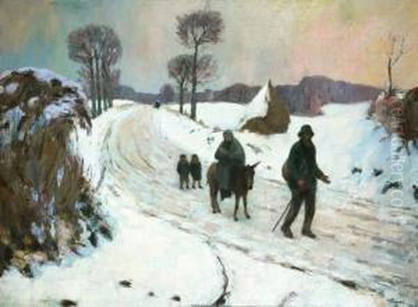 Sur La Route Enneigee - view 1
