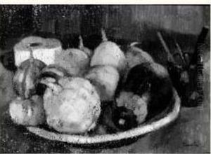 Nature Morte A La Coupe De Fruits