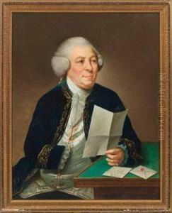 Portrait Eines Staats- Und Kriegsministers by Anton Wilhelm Tischbein