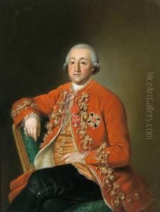 Presunta Ritratto Di Philipp Carl Freiherr Von Hoheneck by Anton Wilhelm Tischbein