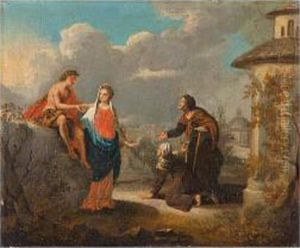 Apollon Als Heilgott Mit Einer Sybille