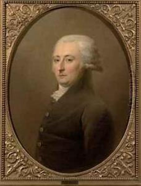Portrait Of Graf Lanskoi, Half-length, In A Brown Coat With A Whitejabot - view 1