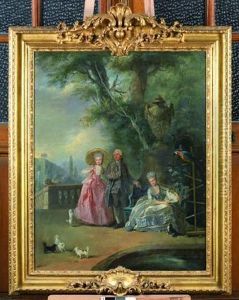 Le Duc Et La Duchesse De Choiseul A Chanteloup, Avec Madame De Gramont