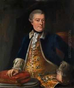 Portrait Eines Adeligen Herrn by Johann Heinrich The Elder Tischbein