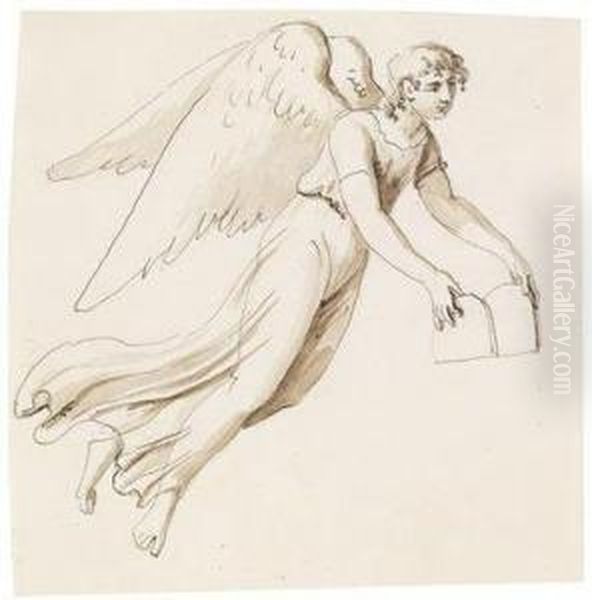 An Angelwith A Tablet - view 1