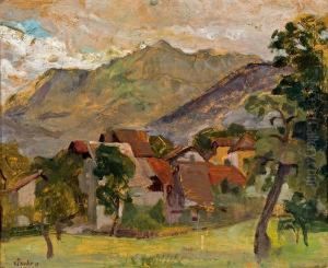 Dorflandschaft by Victor Tischler