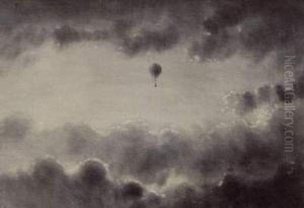 Le Ballon De Monsieur Glaisher Dans Les Nuages
Crayon Noir Et Gommage. - view 1