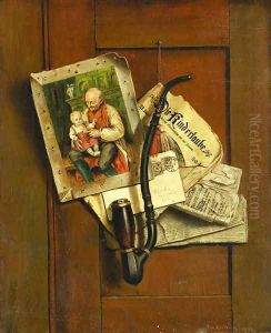 Pipe and Newspapers by Ben Austrian