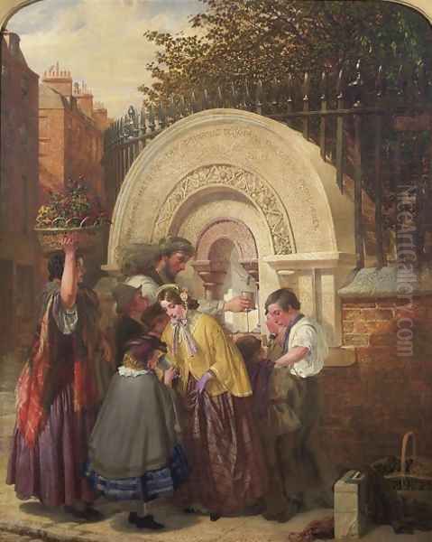 The First Public Drinking Fountain 1850 - view 1