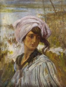 Fanciulla Con Panno Bianco