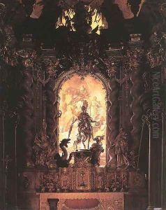 St George and the Dragon by Egid Quirin Asam