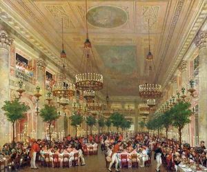 Feast at the Tuileries to Celebrate the Marriage of Leopold I, 1832 by Le Baron Attalin