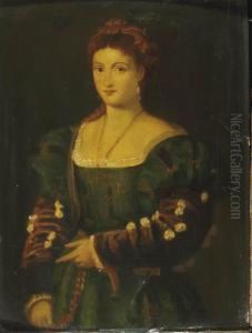 La Bella by Tiziano Vecellio (Titian)