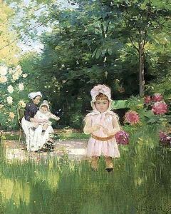 Au jardin by Albert Aublet
