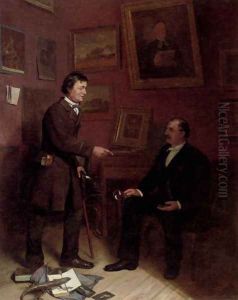 The Art Collector by Carl Christian Andersen
