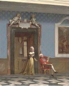 In the palace by Carl Christian Andersen