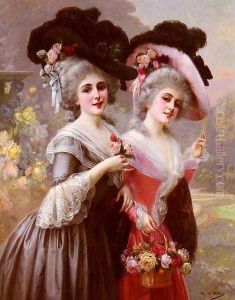 The Basket Of Roses by Cristobal de Antonio