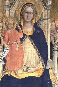 Madonna and Child enthroned with Saints by Fra Angelico (Guido di Pietro)