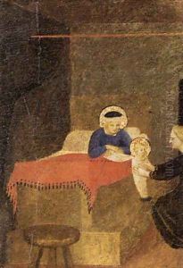 Birth of the Virgin by Fra Angelico (Guido di Pietro)