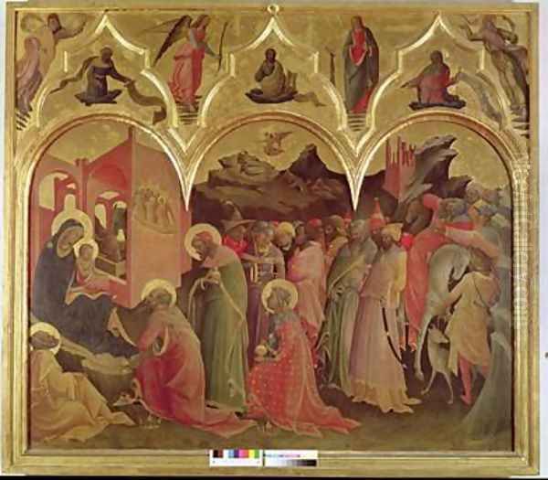 The Adoration of the Magi 1422 by Fra Angelico (Guido di Pietro)