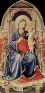 Cortona Polyptych (central panel) by Fra Angelico (Guido di Pietro)