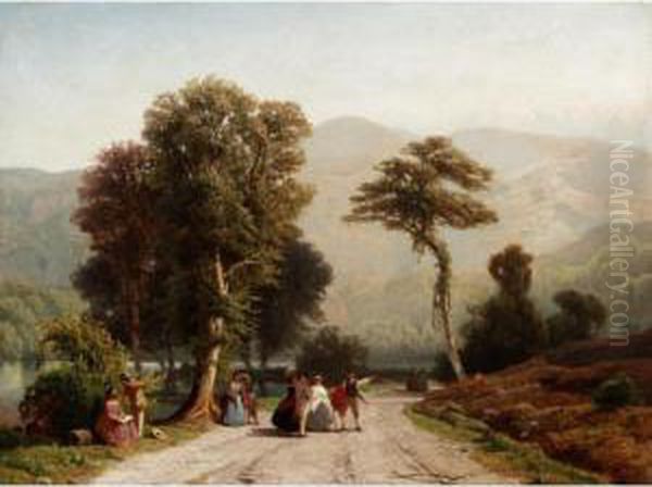 A Summer Outing In An Alpine Landscape - view 1