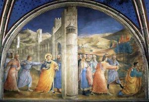 Lunette of the east wall