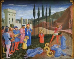 Beheading of Saint Cosmas and Saint Damian by Fra Angelico (Guido di Pietro)