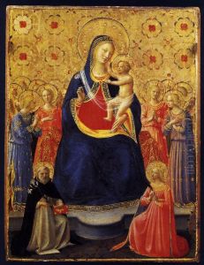 Virgin and Child with Sts Dominic and Catherine of Alexandria