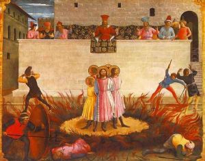 Saint Cosmas and Saint Damian Condamned by Fra Angelico (Guido di Pietro)