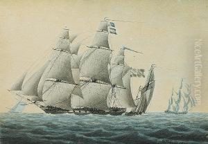 Studies Of Ships Of War by Lieutenant George Edward Alexander Tobin