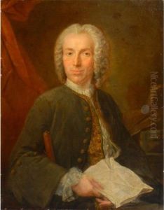 Portrait Of A Gentleman Holding A Document