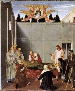 The Story of St Nicholas The Death of the Saint by Fra Angelico (Guido di Pietro)