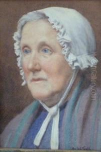 Fisherwoman 
 Head And Shoulders, Wearing A White Cap