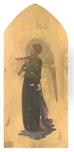 An angel playing a violin - view 1