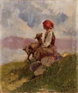 La Pastorella - 1926 by Piero Todeschini