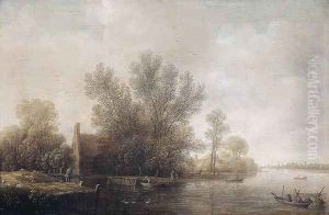 River Landscape c. 1640 by Pieter Jansz. van Asch