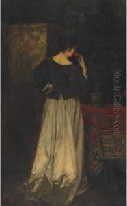 Lady With A Rose by Max Todt