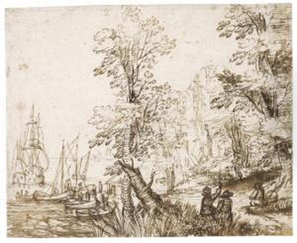 Wooded Coastal Landscape - view 1