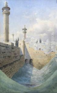 Pool Of Bethesda, Jerusalem by Peter Petersen Toft