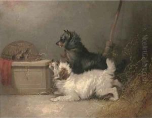 An unwelcome audience by George Armfield