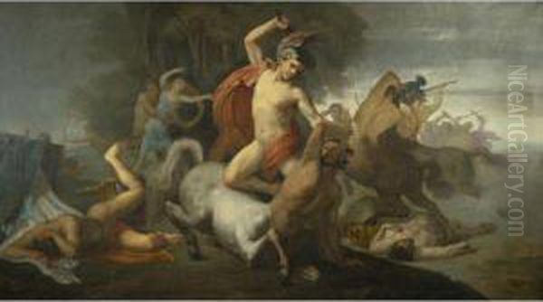 The Battle Of The Centaurs - view 1