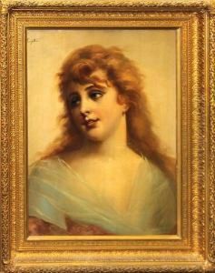 A Portrait Of A Lady by Eduardo Tojetti