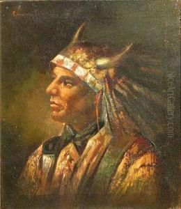 A Portrait Of An Indian Chief